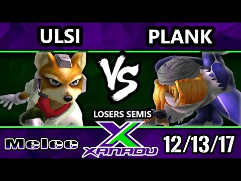 S@X 232 Melee - Plank (Fox, Marth) Vs. Ulsi (Fox, Sheik) - Smash Melee Losers Semis - SSBM