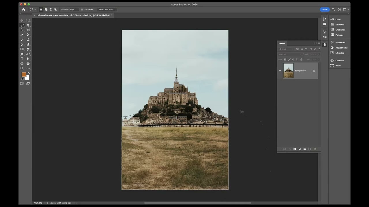 How to change landscapes in seconds - Adobe Photoshop