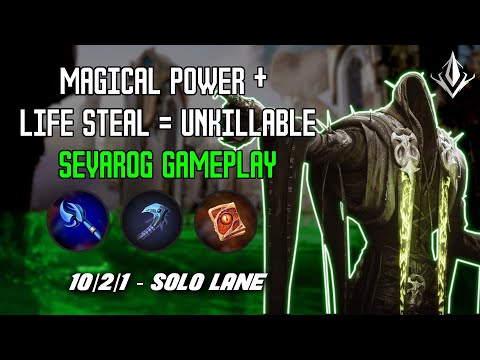 LIFE STEAL MAKES YOU UNKILLABLE - Sevarog Solo Lane Gameplay [No Commentary] | Predecessor