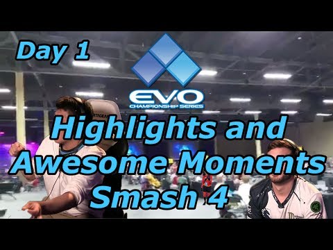 EVO 2017 Day 1 Highlights and Awesome Moments (Smash 4)