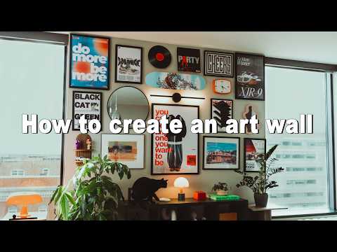 How to create an art gallery wall(best places to buy affordable posters & wall decor)