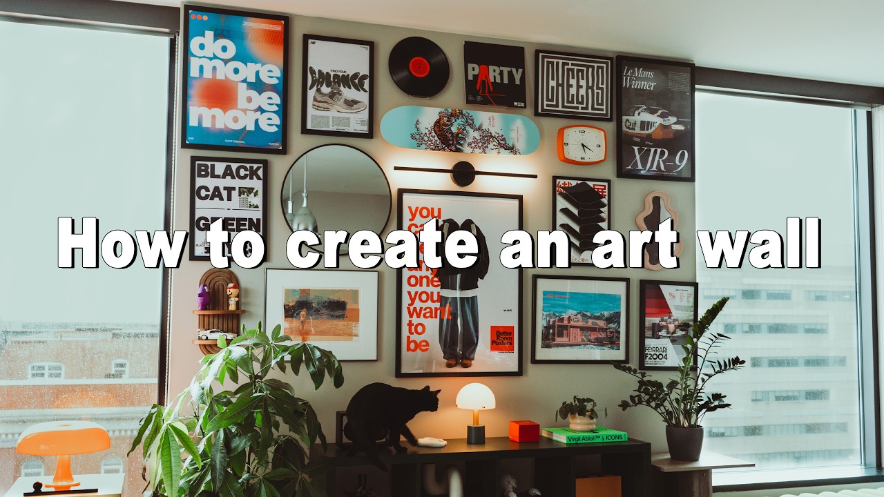 How to create an art gallery wall(best places to buy affordable posters & wall decor)