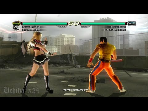 98_2 Lili Rochefort ( Uchiha x24 ) VS (lilletruedragon) Law - Tekken 6 Online Igualadas PS3