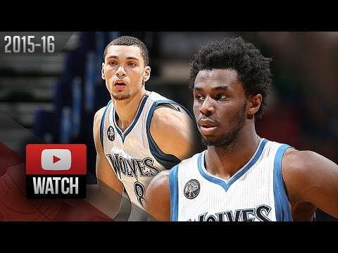 Andrew Wiggins & Zach LaVine Full Highlights vs Grizzlies (2015.11.15) - 46 Pts