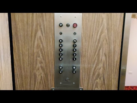 Otis Traction Elevator at High Tower Apartments, Denver, CO