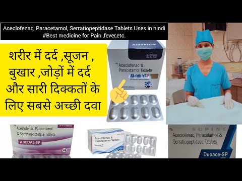 Acloy sp  aceclofenac paracetamol seratiopeptadise tab