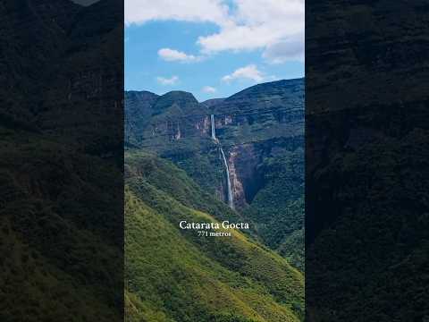 Catarata Gocta en Amazonas Perú #nature #viral #paisajesextremos #travel #parati #suscribense #peru