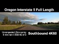 I-5 Oregon Southbound Full Length 4K60 Detailed Timestamps