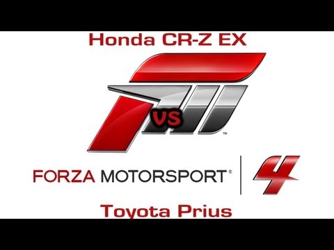 Thumbnail for Forza Motorsport 4 - Honda CR-Z EX vs Toyota Prius - Drag Race by Honda CR-Z