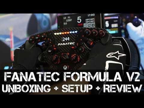 FANATEC ClubSport Formula V2 Wheel - Unboxing, Setup, Testing & Review