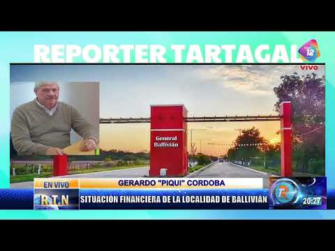 Difícil situación financiera de Ballivián. Nota al intendente Gerardo Córdoba. Reporter Tartagal 