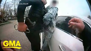 New video of ex-cop fatally shooting Daunte Wright shown in court l GMA video