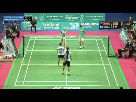 Badminton - Mittelheisser / Fontaine vs Hall / O'Donnell (XD, R32) - Scottish Open 2015