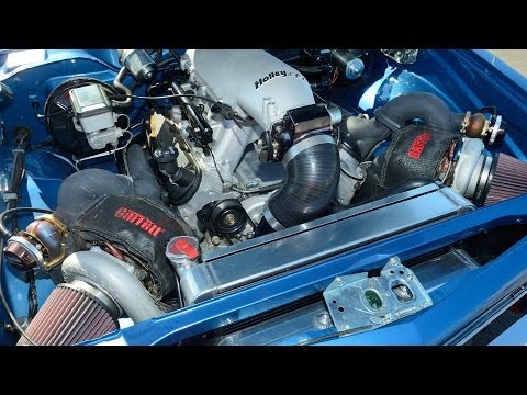 V8 twin turbo Torana dyno - HASTY Auto Trans