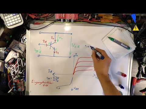 Transistor characteristic field - Input characteristic field Output characteristic field explaine...