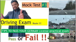Part 4 - Exam Route|German Driving License| Tips to pass  | #germany #drivinglicense
