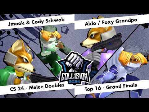 Collision 2024 Melee Doubles - Jmook & Cody Schwab [ W ] vs Aklo & Foxy Grandpa [ L ] - Grand Finals