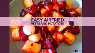 EASY AIRFRYER RECIPE - Airfried Beets & Potatoes