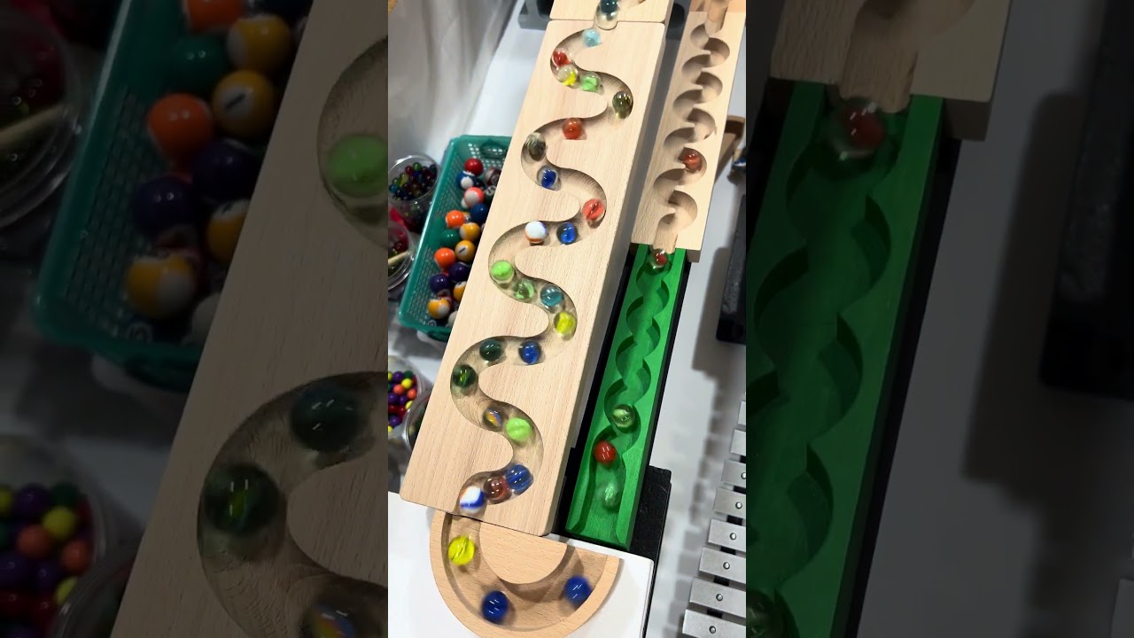 😴 Ultimate Satisfying ASMR 🔴🔵 Wooden Melody Loop #asmr