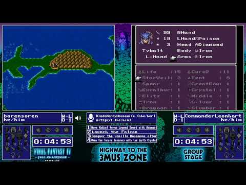 FF4FE Highway to the Threemus Zone Group Stage - borensoren VS CommanderLeonhart