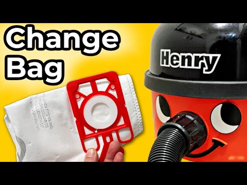 How To Change Henry Hoover Bag.. No Mess | 60 Second How to Guide