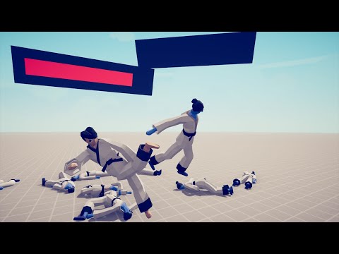 TAEKWONDO CHAMPION TOURNAMENT  + HP BAR WITH BOXERS  - TABS - Totally Accurate Battle Simulator
