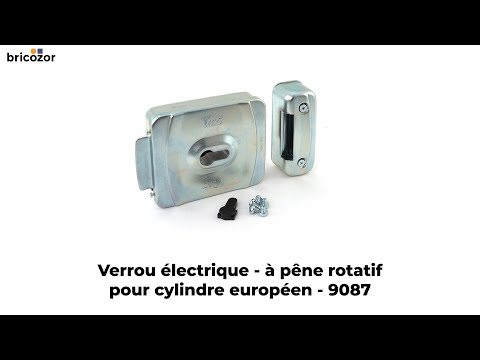 Verrou électrique - à pêne rotatif - pour cylindre européen - 9087 VIRO