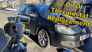 VW Golf Mk6 2.0 TDI Thermostat Replacement / Volkswagen Golf Mk6 2.0 TDI Running Cold? DPF Issues?