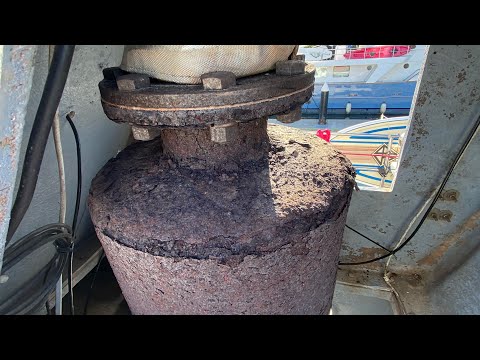 Replacing a 23 Year Old Nordhavn Muffler