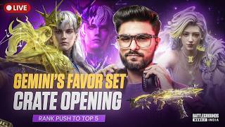 80K UC CRATE OPENING | CONQUEROR RANK PUSH TO TOP 5 | BGMI LIVE