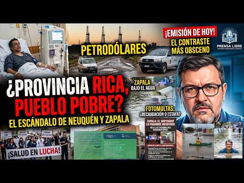 Vaca Muerta de oro negro, pero salud en ruinas? Pacientes de Alumine, Rincon viajan para Dialisis.