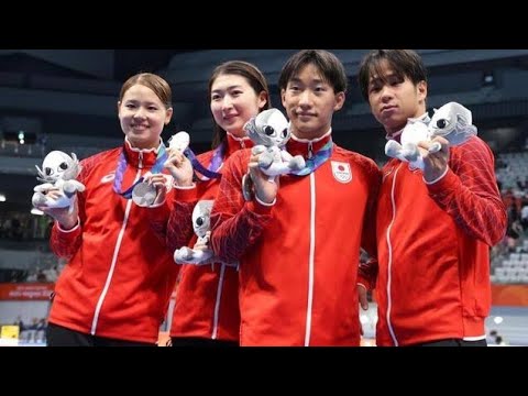 池江璃花子、銀メダルでも笑顔なし…「足を引っ張った」涙の本音😭🏊♀️#池江璃花子 #アジア大会 #競泳 #水泳 #日本代表 #メドレーリレー #スポーツニュース #アジア大会2026 #女子競泳