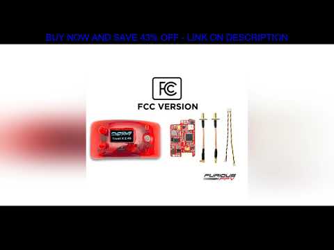 FuriousFPV 2.4Ghz FCC Combo TrueD-X +VTX Long Range 2.4G Clarity Redefined Diversity Receiver for F