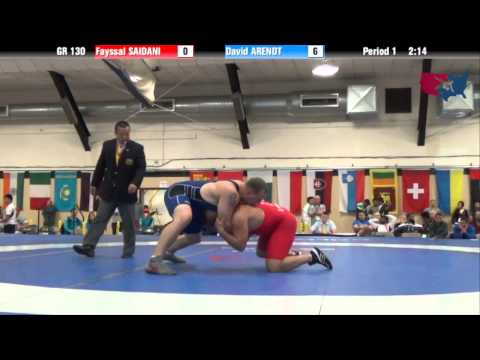 130 KG QF - Fassal Saidani (ALG) vs David Arendt (USA)