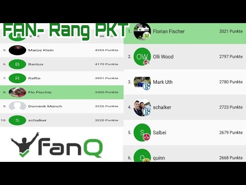 Fan-Q Tutorial wie funktioniert die Punktevergabe bei der Fan-Rangliste