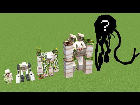 Iron Golem ALL PHASES in Minecraft
