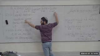 הסתברות הרצאה 10 תשפ"ה - פונקציה של מ"מ, התפלגויות רציפות מיוחדות (אחידה, מעריכית, קצת נורמלית)