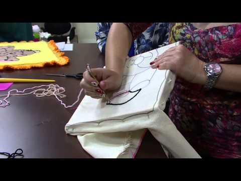 Mulher.com 25/09/2014 - Bordado Agulha Magica Ursinho por Tânia Silva - Parte 1