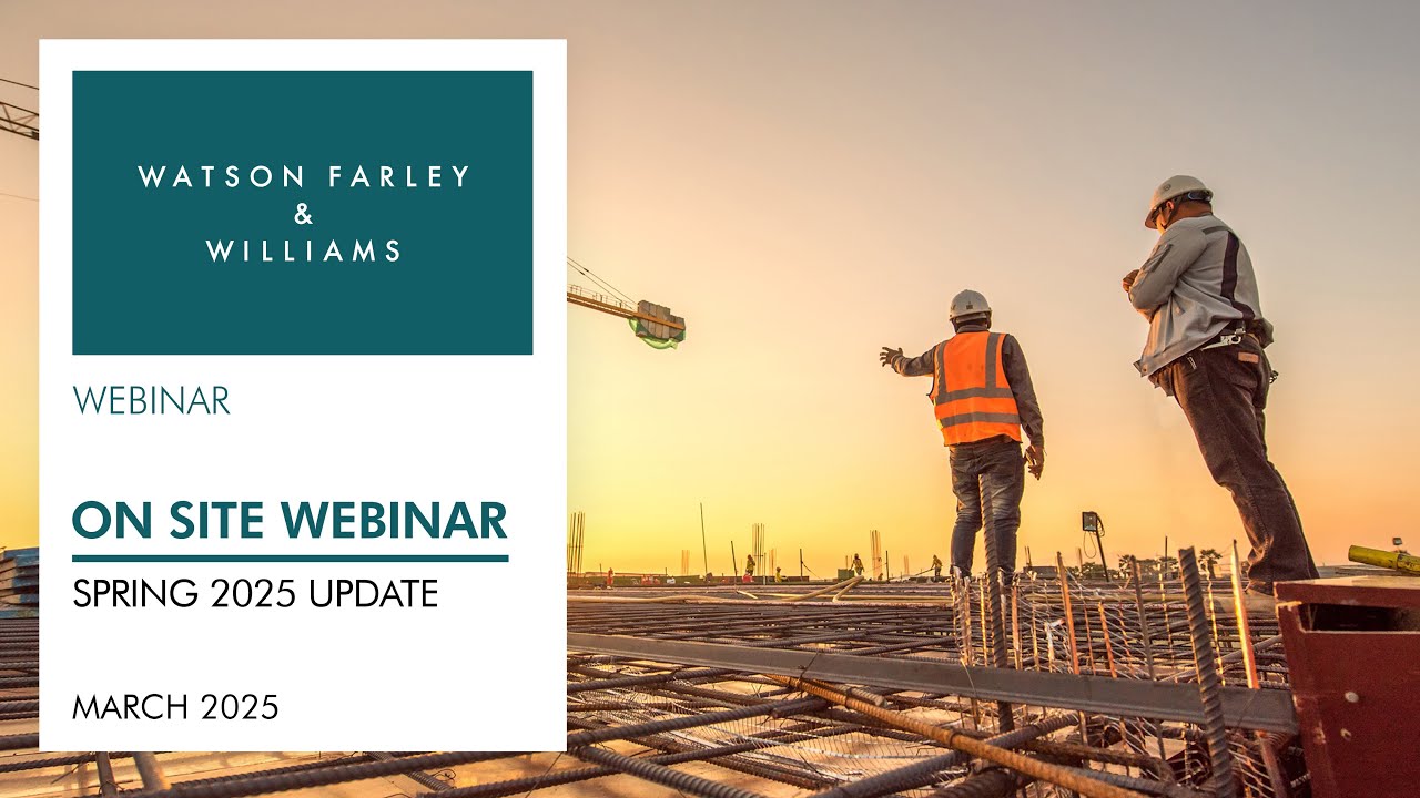 On Site Construction Webinar — Spring 2025 Update