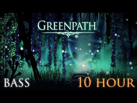 Hollow Knight Ambience 10h - Greenpath (Bass + waterfall + atmos loop)