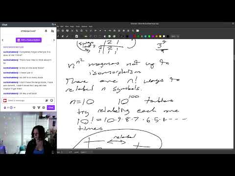 Math Research Live with Charlotte Aten (2024 August 26)