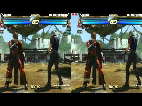 Big Two Tekken Tag Tournament 2 Week 1 Perfect Highlights Stereoscopic 3d hd