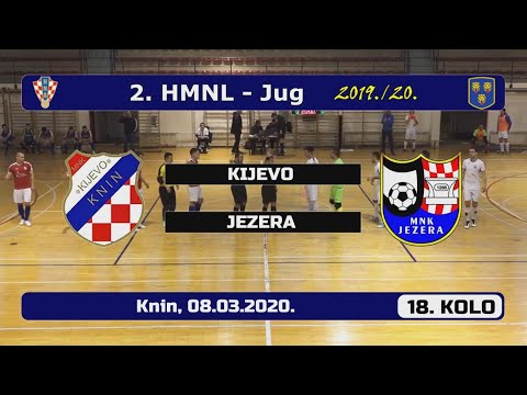 2.HMNL-JUG, 18. KOLO: KIJEVO - JEZERA, 08.03.2020.