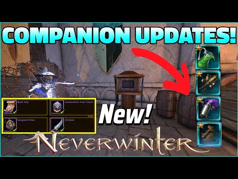 More COMPANION Changes (tested) Mailbox in New Zone Collections PC/PS4 PATCH - Neverwinter Mod 25