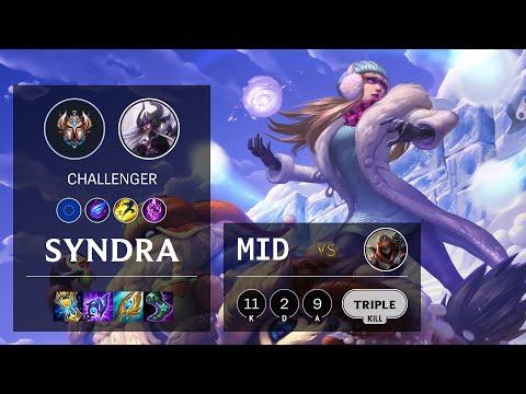 Syndra Mid vs Zed - EUW Challenger Patch 11.5