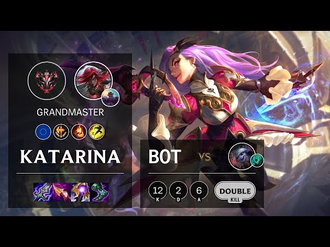 Katarina Bot vs Tristana - EUW Grandmaster Patch 11.10