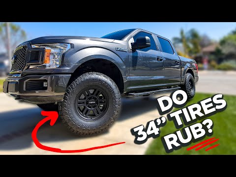 Do 34 Inch Tires Fit Without Trimming? 2019 F-150
