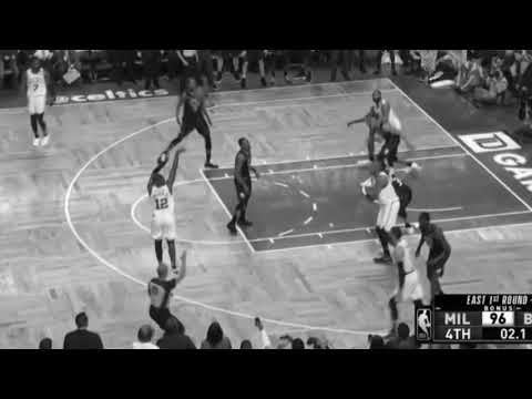 Terry Rozier with a clutch  step back 3 (2017-2018 Playoffs 1st Round Game 1)