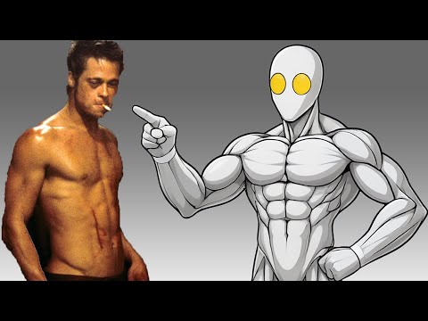 Brad Pitt Fight Club Workout and Diet