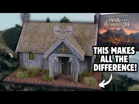 The Quickest Guide to Painting a Rohan House!